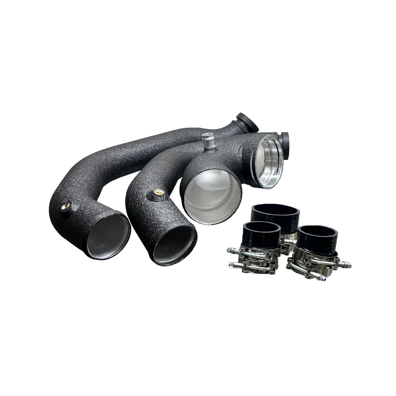 BMW S55 Upgraded Charge Pipes (Black)