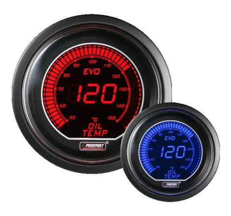 Prosport 52mm EVO Oil Temperature Gauge Prosport - 1