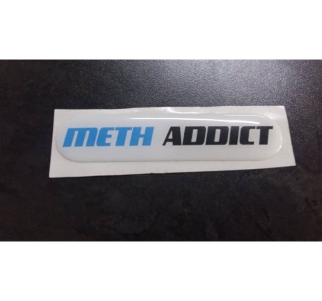 Meth Addict Dome Sticker Cool Boost Systems - 1