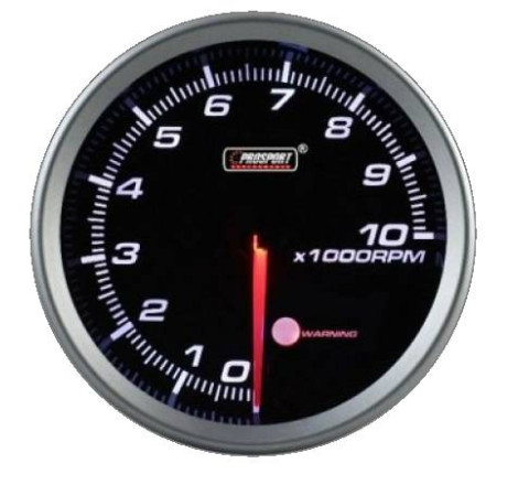 Prosport 80mm Analogue Tachometer with LED Display Prosport - 1