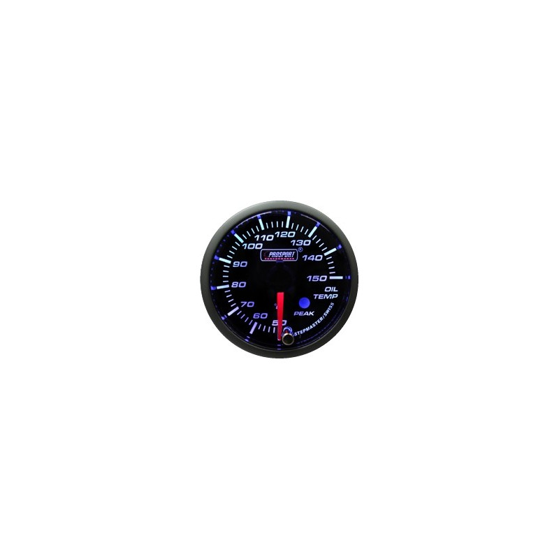 Prosport 52mm Analogue Oil Temperature Gauge with Peak Recall Prosport - 1