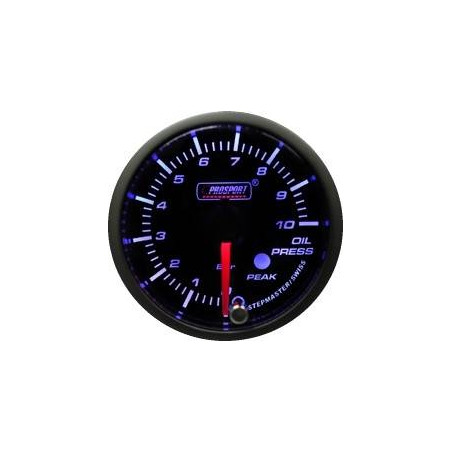 Prosport 52mm Analogue Oil Pressure Gauge with Peak Recall Prosport - 1