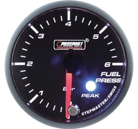 Prosport 52mm Analogue Fuel Pressure Gauge with Peak Recall Prosport - 1