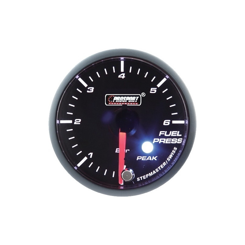 Prosport 52mm Analogue Fuel Pressure Gauge with Peak Recall Prosport - 1