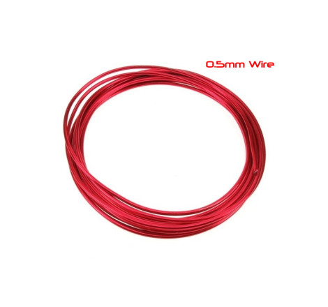 0.5mm Red Multistrand Wire