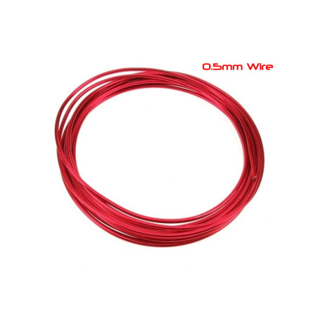 0.5mm Red Multistrand Wire