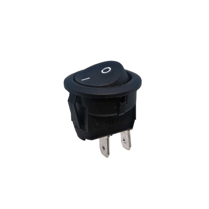 15mm Rocker Switch 2 pin ON/OFF Black