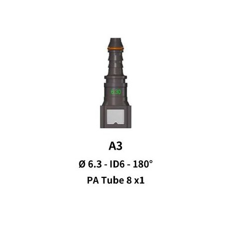 Quick Release 6.30 to 8mm Straight for Nylon Hose