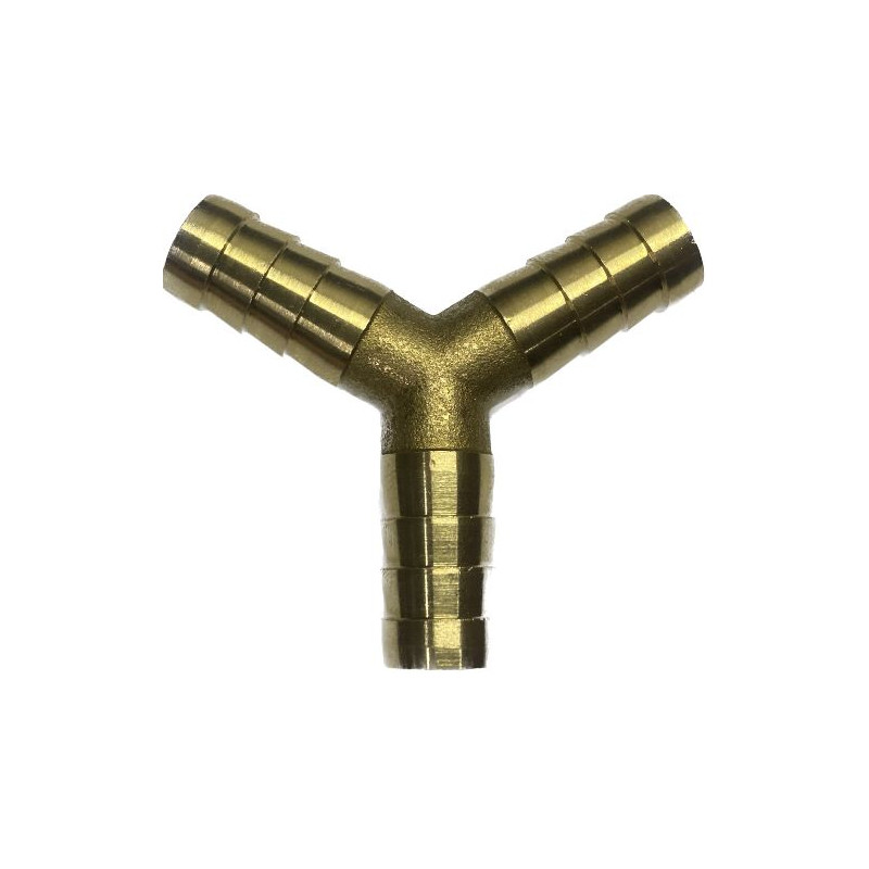 Brass 10mm Equal Y-Tee Piece