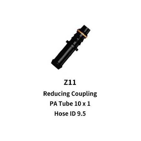 Reducing coupling to 10mm to 9.5mm for Rubber Hose